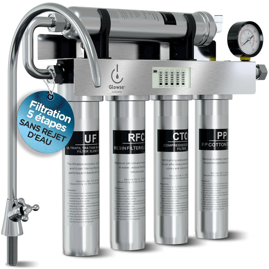 Purificateur d'Eau Domestique - Filtration Rapide - Installation Facile