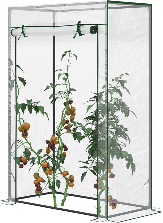 Serre de Jardin Tunnel - Bâche Renforcée PVC - Châssis en Acier