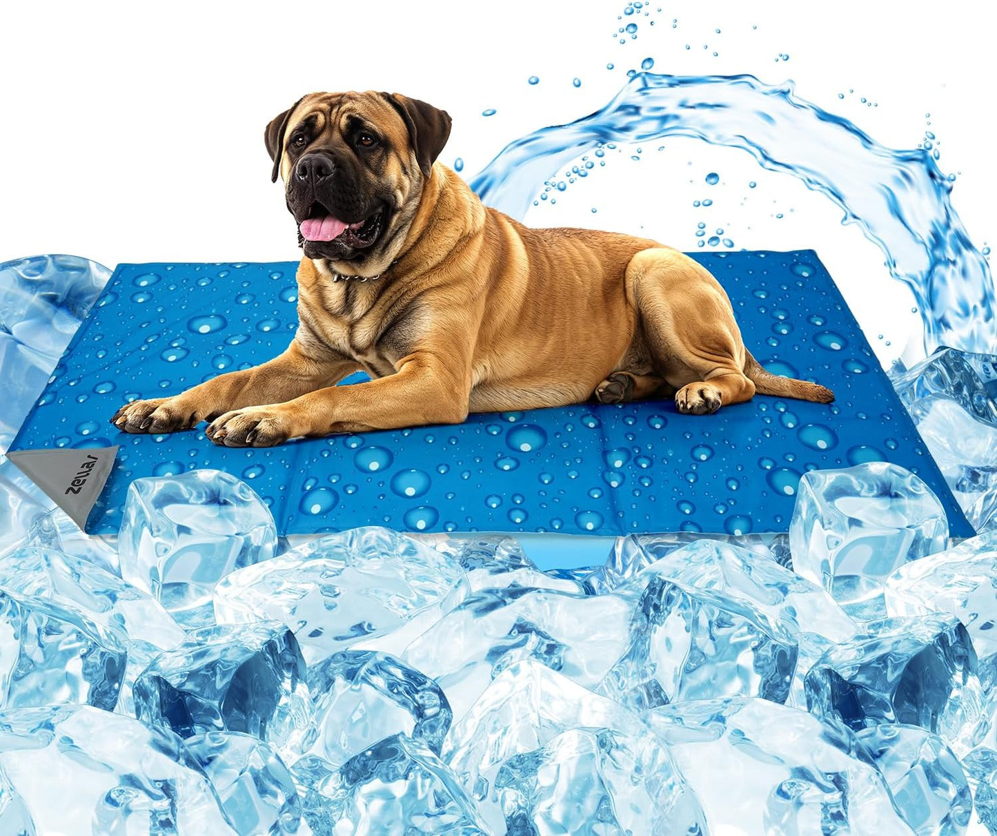 Tapis Rafraîchissant pour Chien XL - Gel Non-Toxique - Résistant aux Rayures