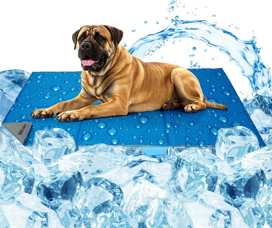 Tapis Rafraîchissant pour Chien XL - Gel Non-Toxique - Résistant aux Rayures
