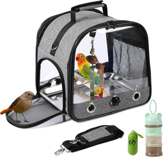 Sac de Transport pour Oiseaux - Fenêtres Transparentes - Design Léger