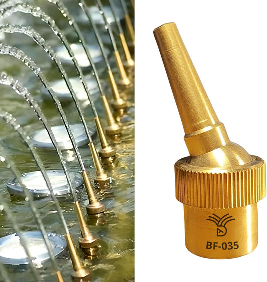 Buses pour fontaines - Jet parabolique orientable - Filetage 1/2" BSPT