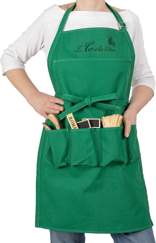 Tablier de Jardin - Coton Vert - Taille Unique