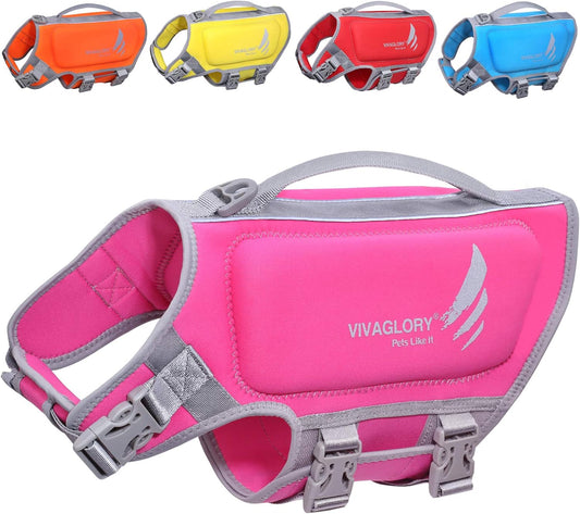 Gilet de Sauvetage pour Chien - Flottabilité Supérieure - Néoprène Confortable