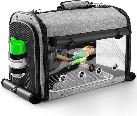 Sac de Transport pour Oiseaux - Design Ombrage - Portable et Léger