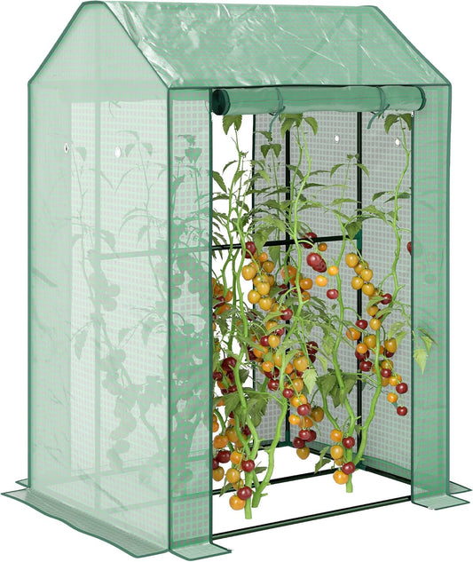 Serre de Jardin Outsunny - Bâche Renforcée 135 g/m² - Châssis en Acier