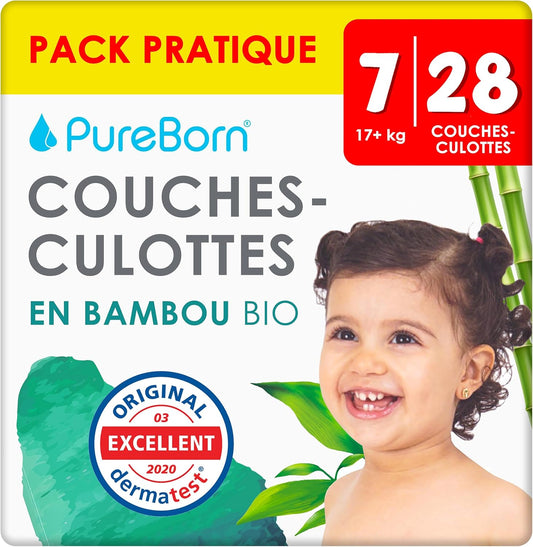 Couches Culottes Bébé - Ultra-Absorbantes - Hypoallergéniques