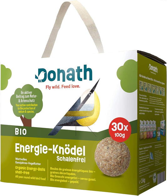 Boules d'Énergie Bio - Sans Coquille - Pour Oiseaux Sauvages
