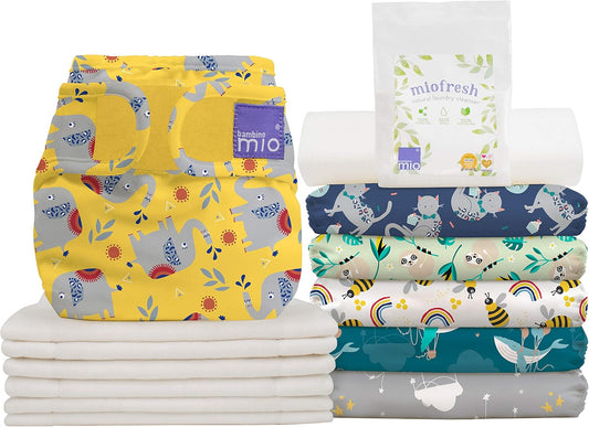 Pack de Couches Lavables - Haute Protection - Taille 1 (-9 kg)