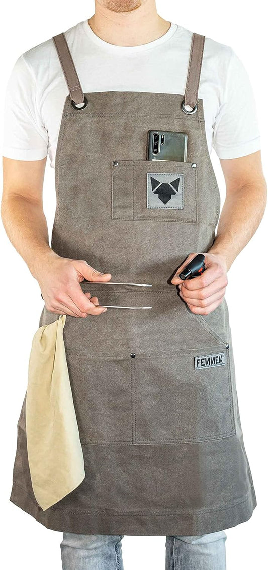 Tablier de Barbecue - Finitions Supérieures - Imprégnation Cire