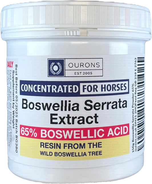 Poudre de Boswellia Serrata - 65% Acides Boswelliques - Pour Chevaux