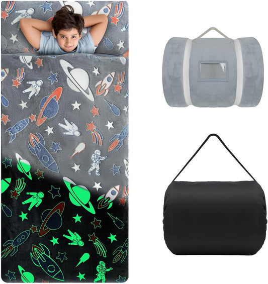Sac de Couchage Enfant - Lumineux - Oreiller Amovible