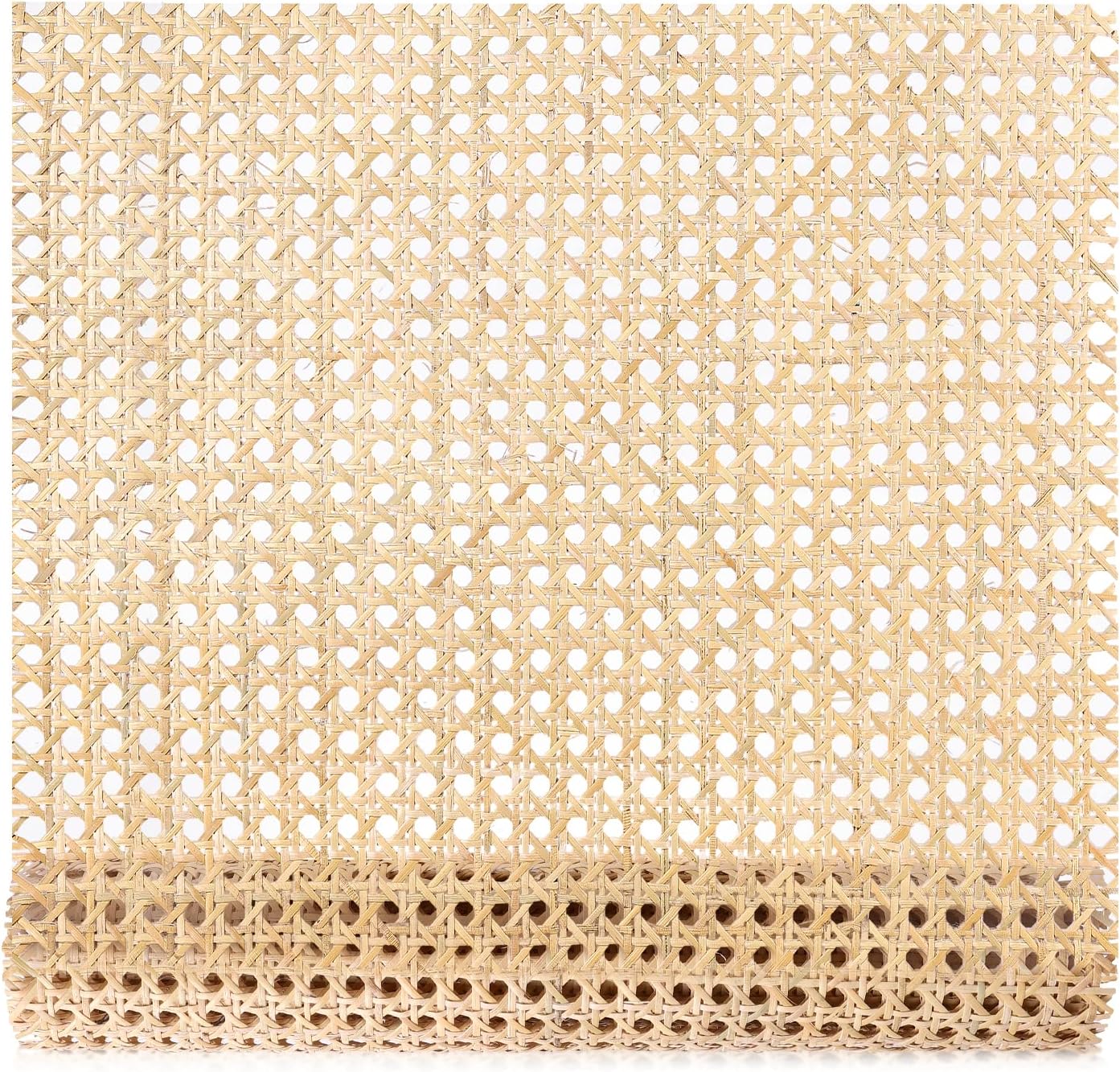Sangle Rotin Naturel - 1m x 0,4m - Tissage Ouvert pour Bricolage