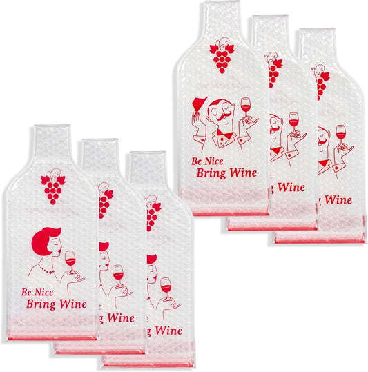Coussins à Vin Réutilisables - Protection Quadruple - Sécurité Voyage