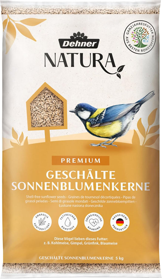 Nourriture pour Oiseaux Sauvages - Graines de Tournesol - Haute Énergie