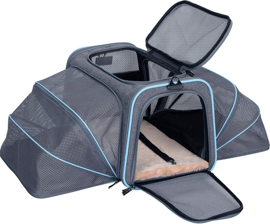 Sac Transport Chat Extensible - Tapis Amovible - Oxford 600D