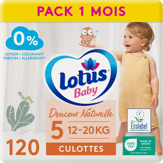 Couches-Culottes Bébé - Ultra Douces - Taille 5 (12-20 kg)