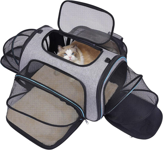 Sac de Transport Extensible - Respirant et Confortable - Pour Animaux Jusqu'à 6kg