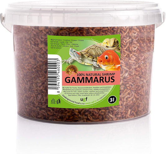 Gammarus Séché - 48% Protéine - Alimentation Naturelle Animale
