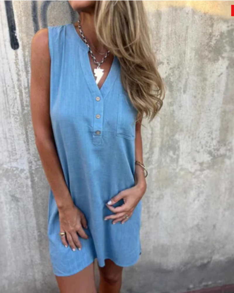 DAERA – ROBE BOHO À ENCOLURE EN V