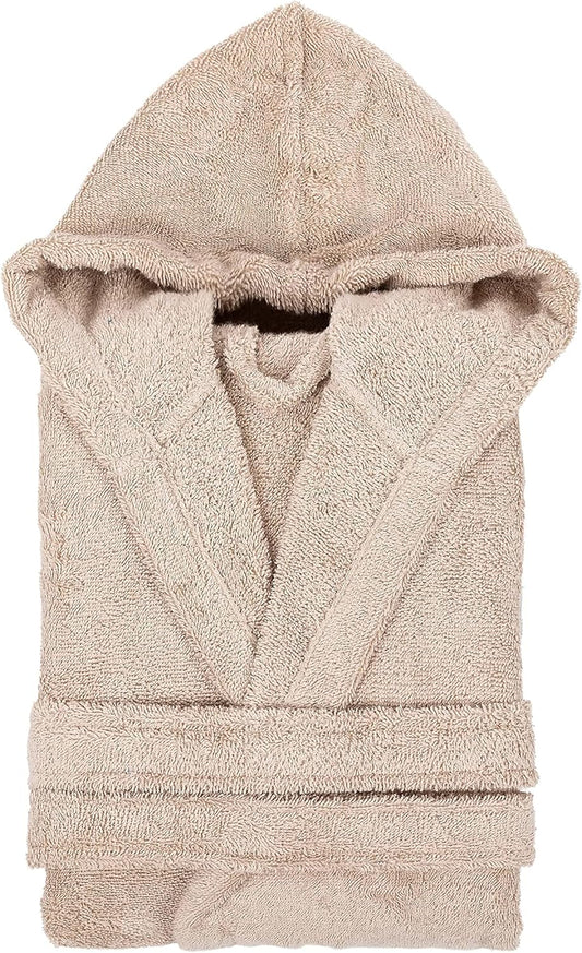 Peignoir de Bain Unisexe - 100% Coton 450 GR - Capuche et Haute Absorption
