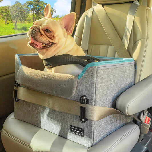Siège Auto Chien - Pliable et Sécurisé - Pour Chiens jusqu'à 6kg