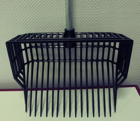 Fourche à Fumier en Polycarbonate - Bords Renforcés - Durable