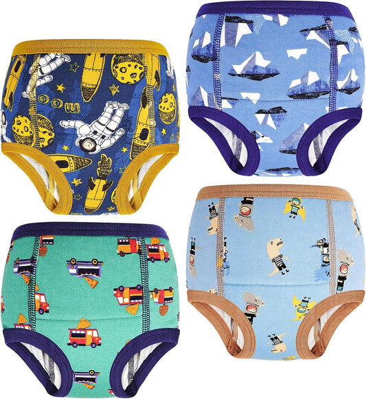 Culotte d'Apprentissage Garçon - Coton 100% - Structure Étanche 6 Couches