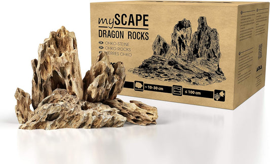 Pierres Dragon Naturelles - Décor Aquarium 10 kg - Taille 10-30 cm