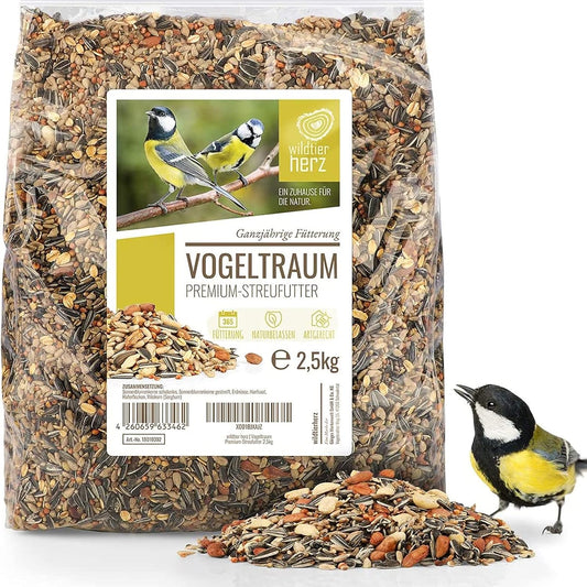 Graines pour Oiseaux Sauvages - Sans Blé - Haute Énergie (2,5kg)
