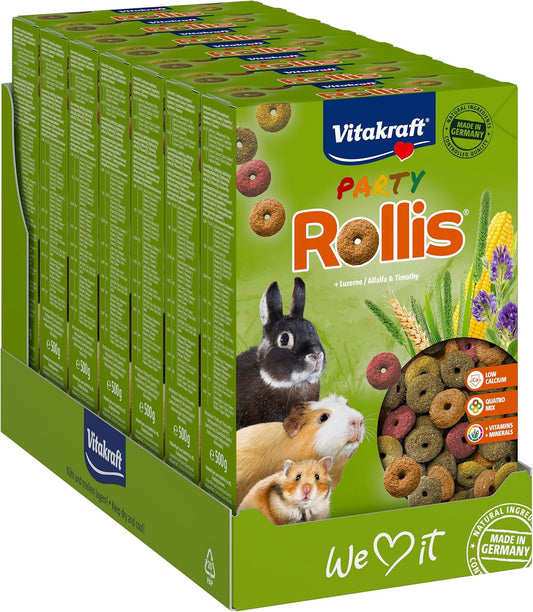 Friandises pour Rongeurs - Faible en Calcium - Enrichies en Vitamine C