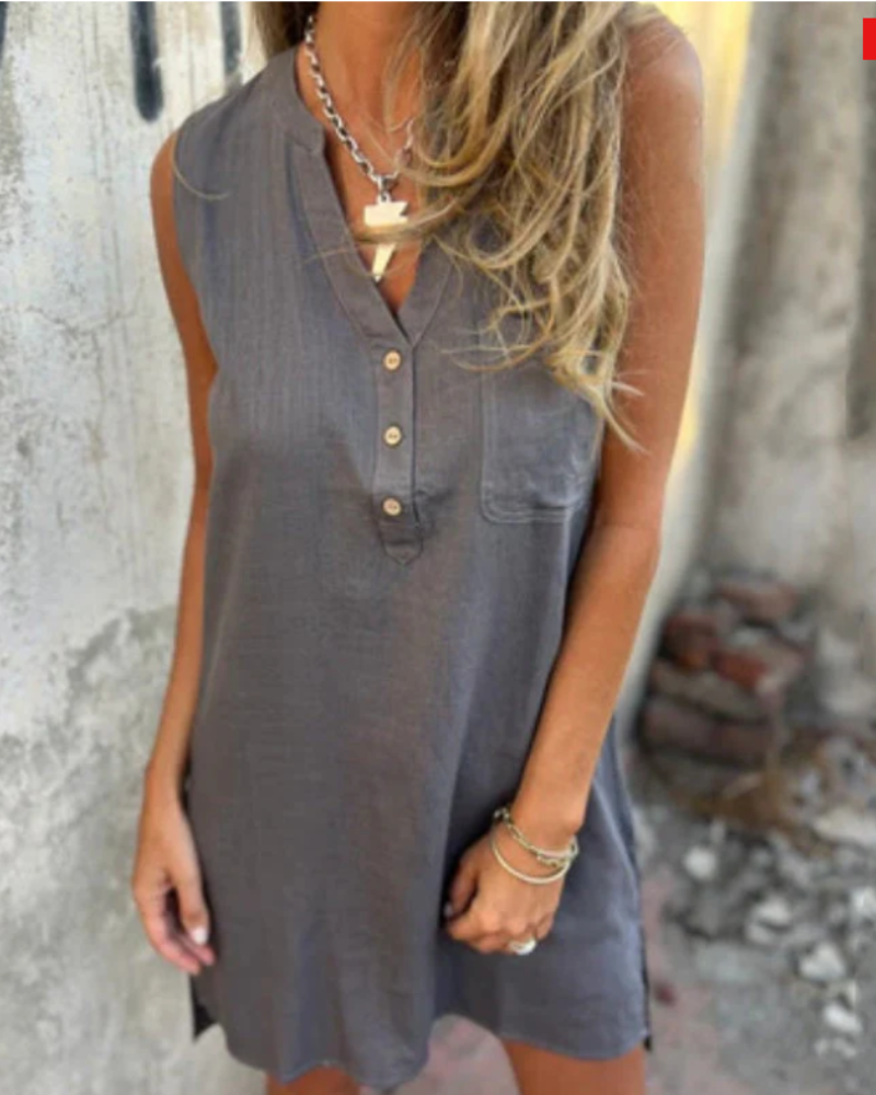 DAERA – ROBE BOHO À ENCOLURE EN V