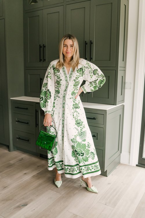 Veliores™ Robe Longue Élégance Botanique