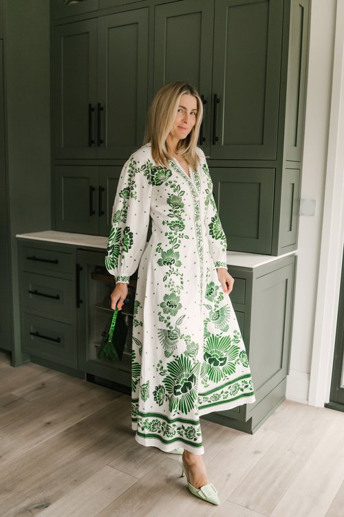 Veliores™ Robe Longue Élégance Botanique
