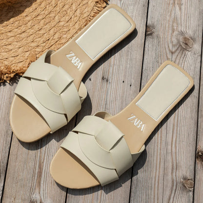 Amina™  Sandales Plates Tissées