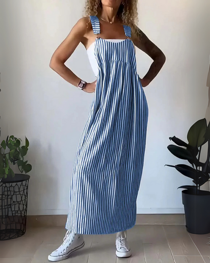 SEREDA - Robe Salopette Décontractée