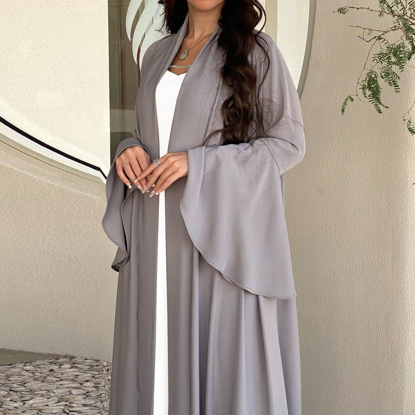 Abaya cardigan safiya deux pièces